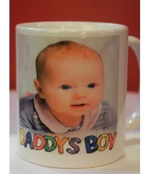 Daddys Boy Custom Coffee Mug